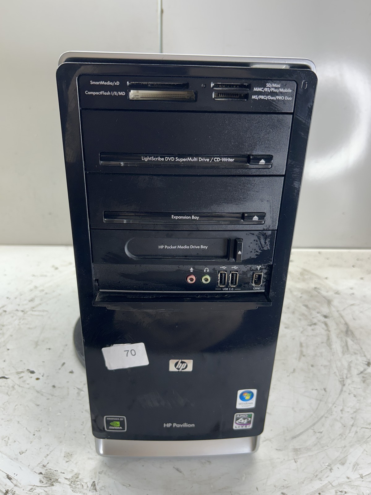 HP Pavilion a6330f AMD Athlon 64 X2 Dual Core 3GB NO HDD