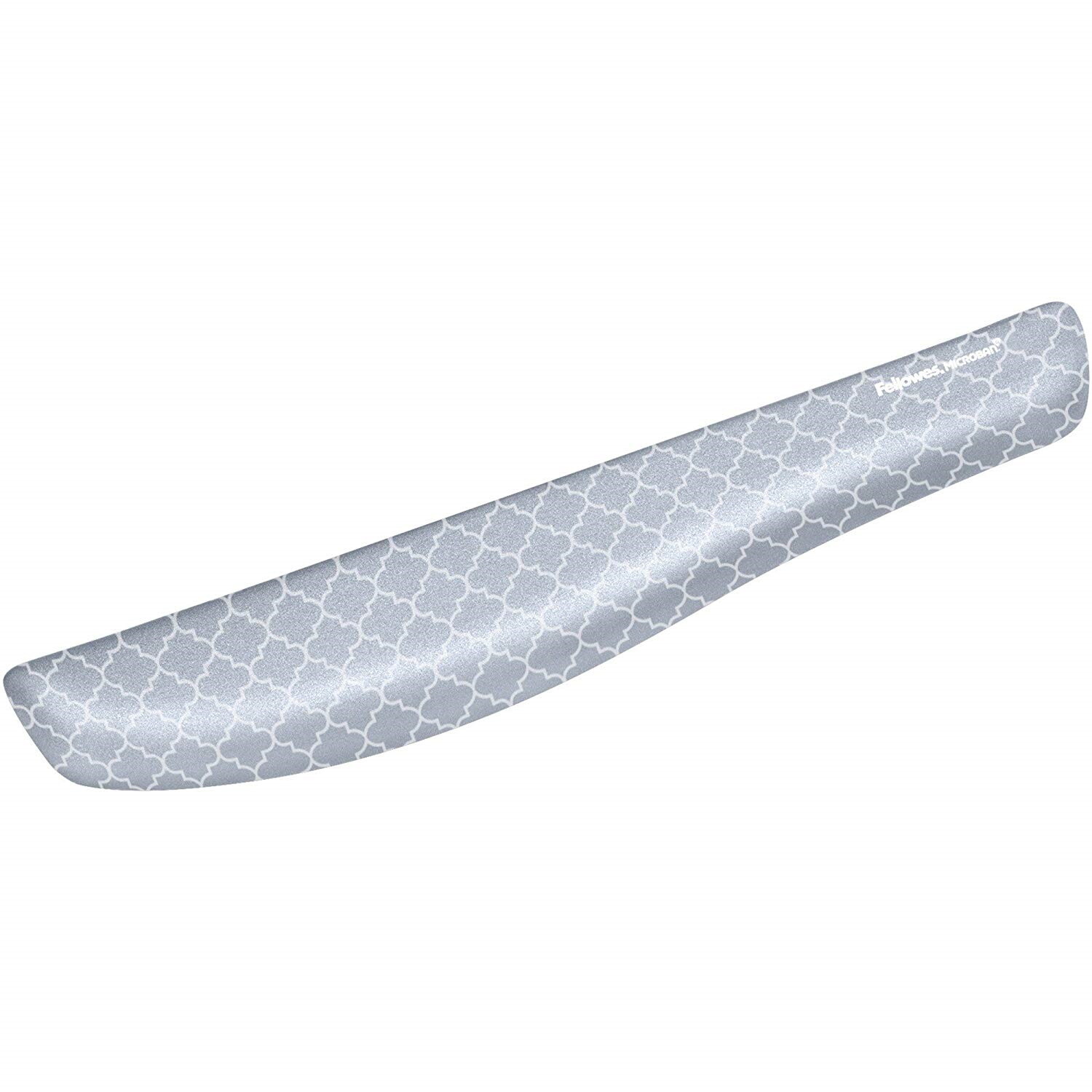 Fellowes PlushTouch Keyboard Wrist Rest - Grey Lattice