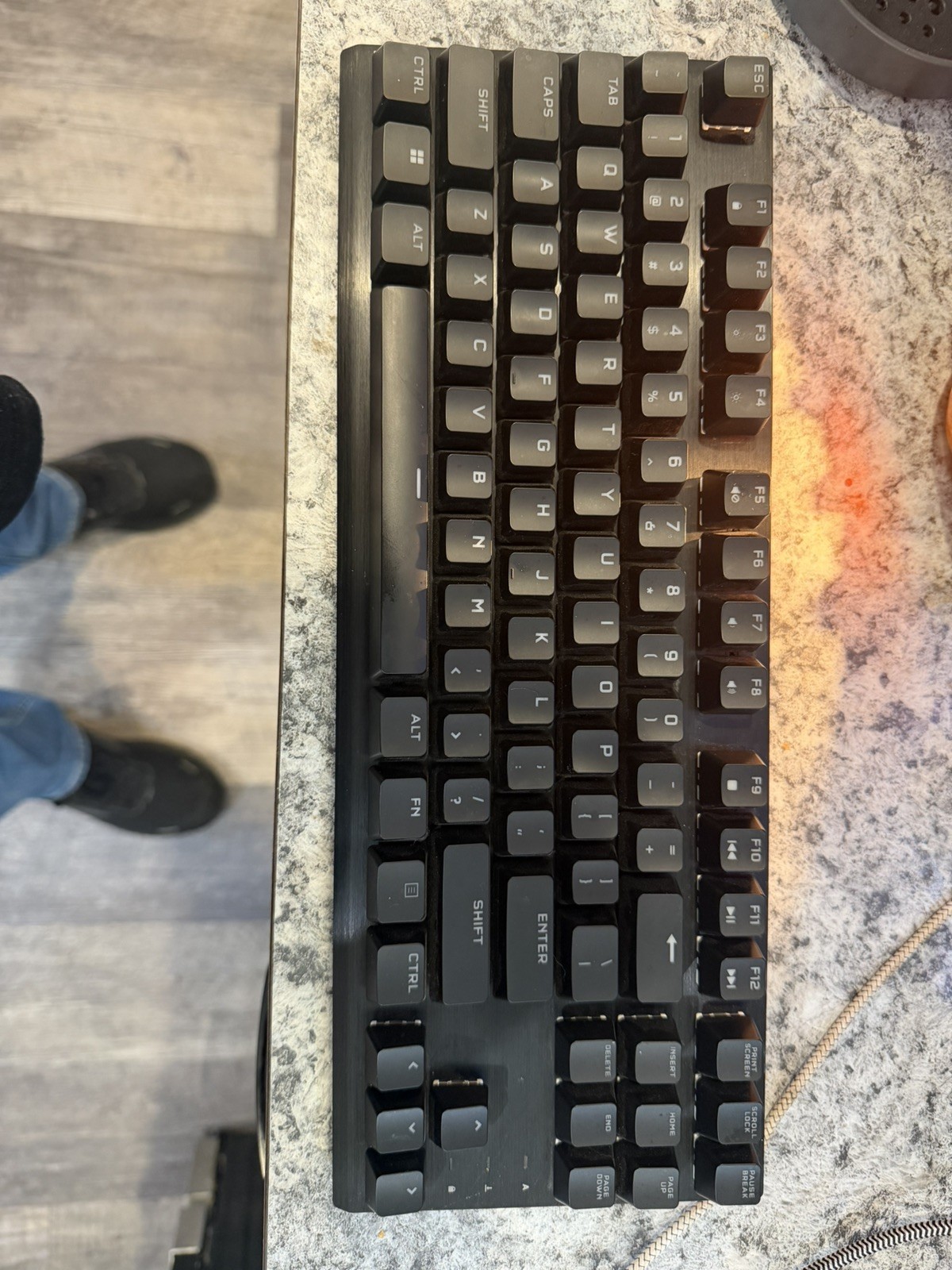 CORSAIR K60 RGB PRO TKL OPTICAL MECHANICAL GAMING KEYBOARD 