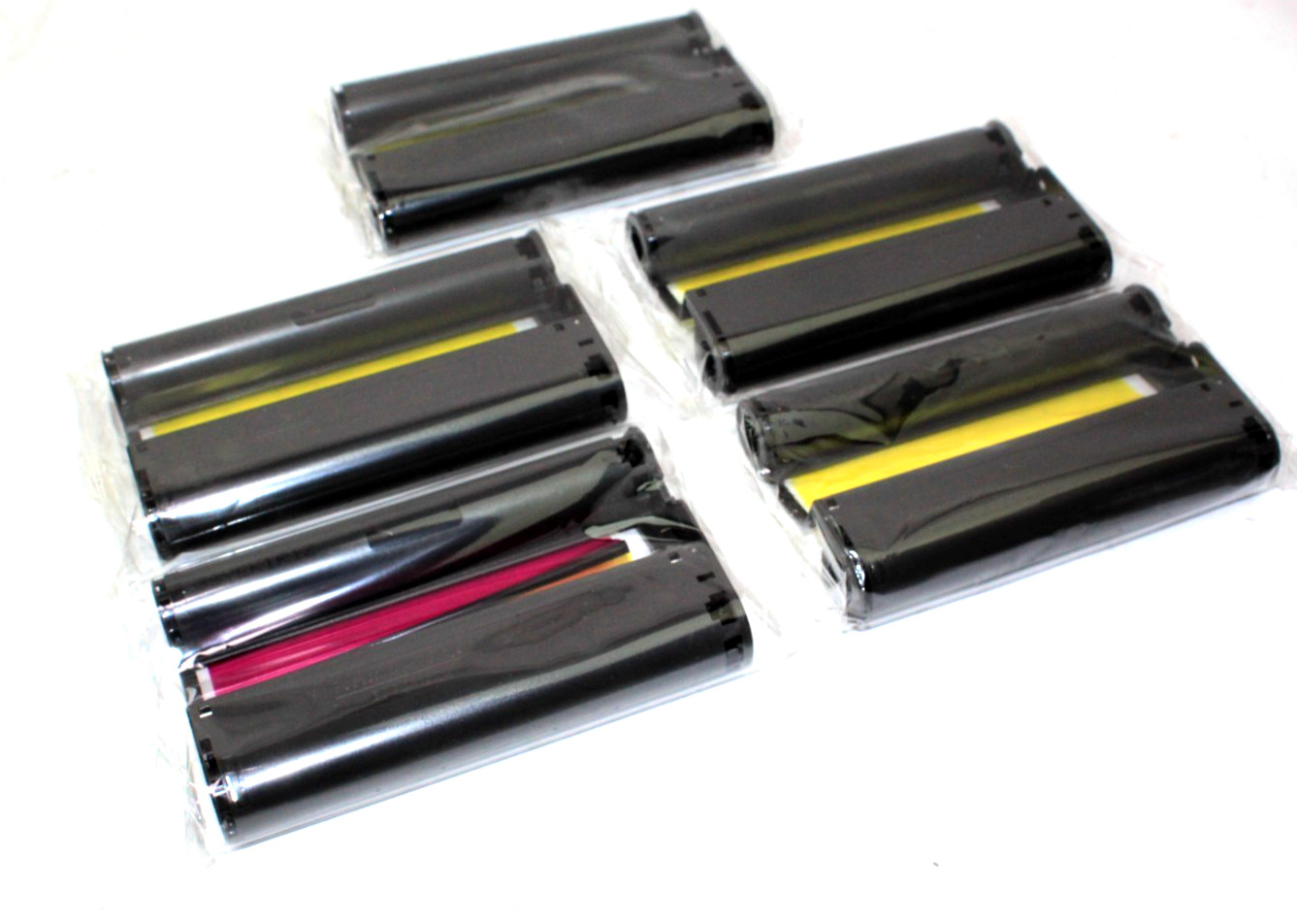 Lot of 5 Canon Postcard 4x6 Size 36 Printouts Ink Cartridges Toner Sealed