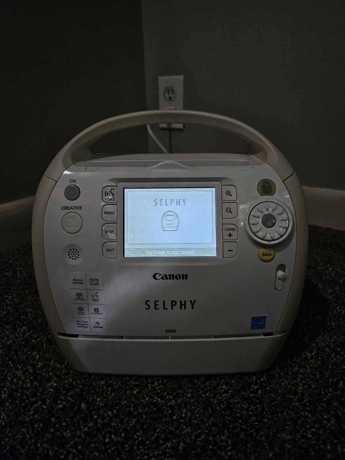 Canon SELPHY ES40 Compact Portable Photo Dye-Sub Printer