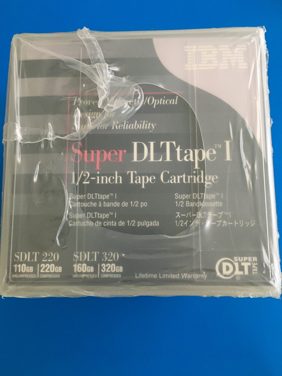 5 New Sealed Genuine IBM Super DLTtape I  (SDLT 220 / 320)  P/N 35L1119