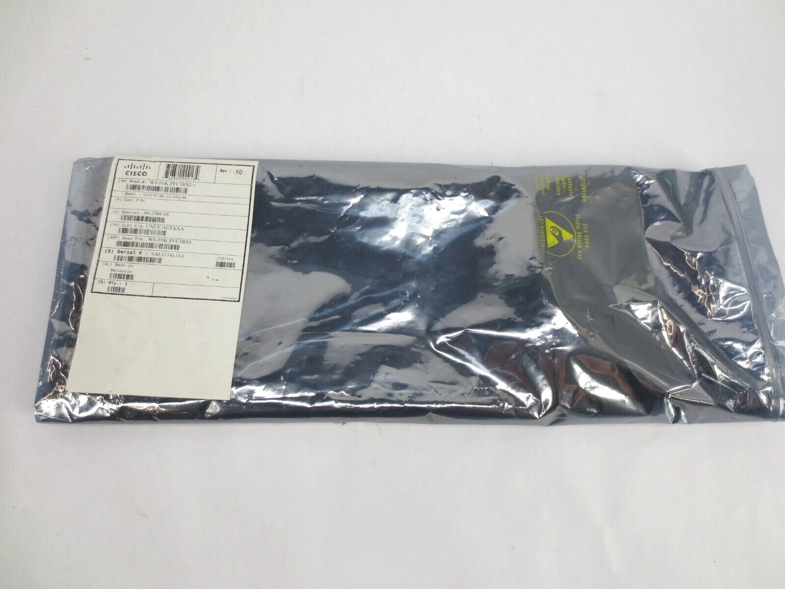 Cisco WS-F6K-PFC3BXL Policy Feature Card 3BXL (PFC3BXL) for Cisco Supervisor Eng