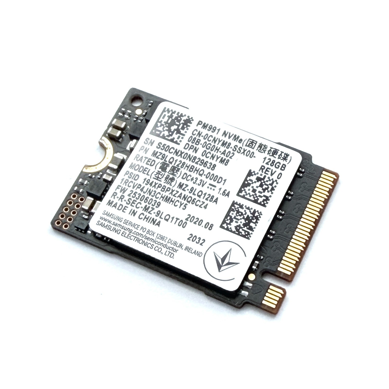 M.2 NVMe SSD 2230 Single Notch 128GB 256GB 512GB | Very Good health