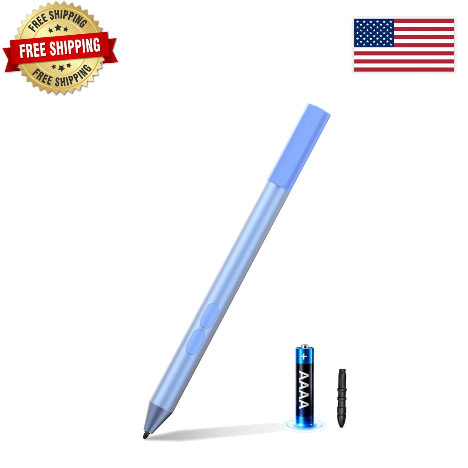 Instant Use Active Stylus for Surface & Kobo - 1024 Pressure Levels, No Pairing