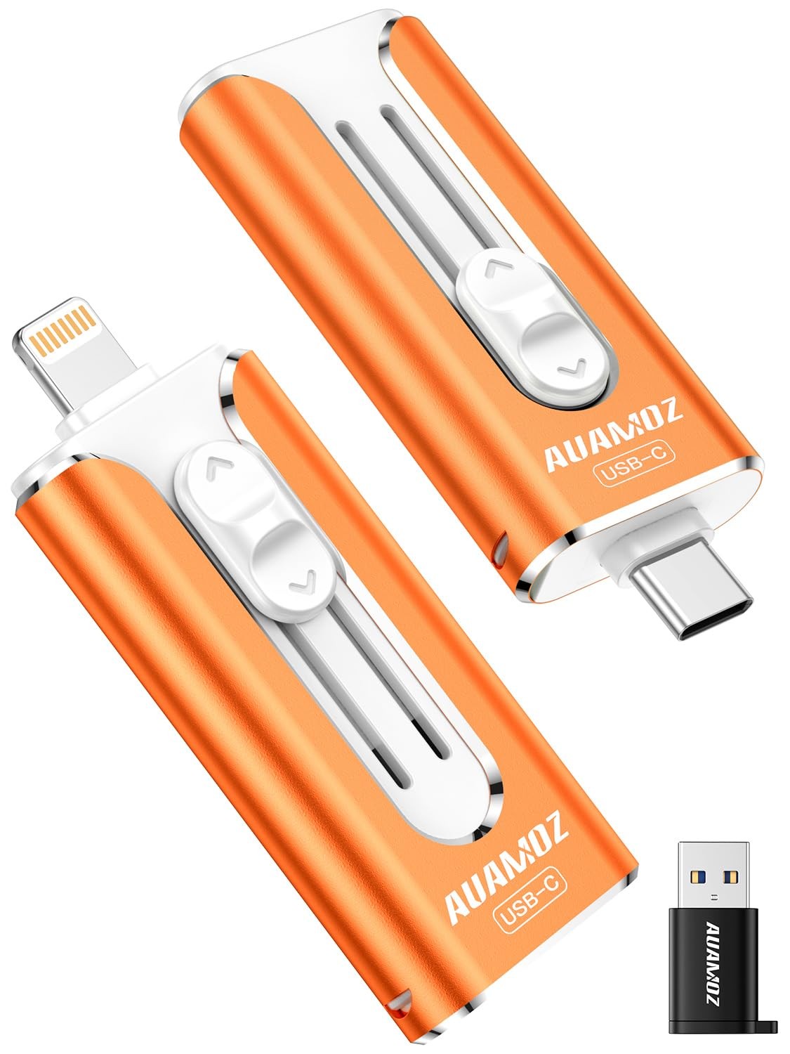 512GB Mini Dual Interface Flash Drive, USB-C & USB-L, Portable Memory Stick