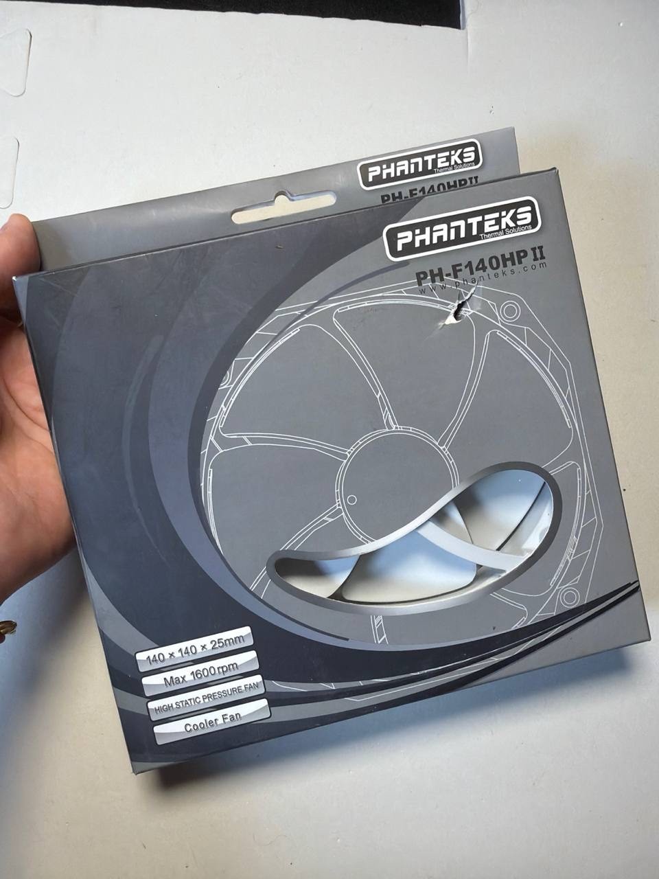 ⚡ Phanteks PH-F140HPII 140mm PWM Premium Cooler Fan High Static Pressure ✨