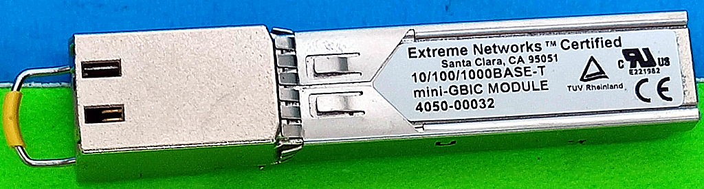 4050-00032 Extreme Networks 10065 10/100/1000BASE-T Copper RJ45 SFP Transceiver