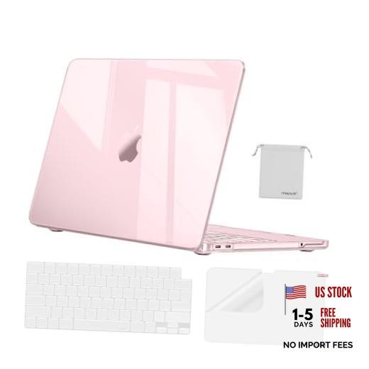 Ultra-Thin Case Compatible with MacBook Neo 13 inch A3404 2026 Crystal Blush