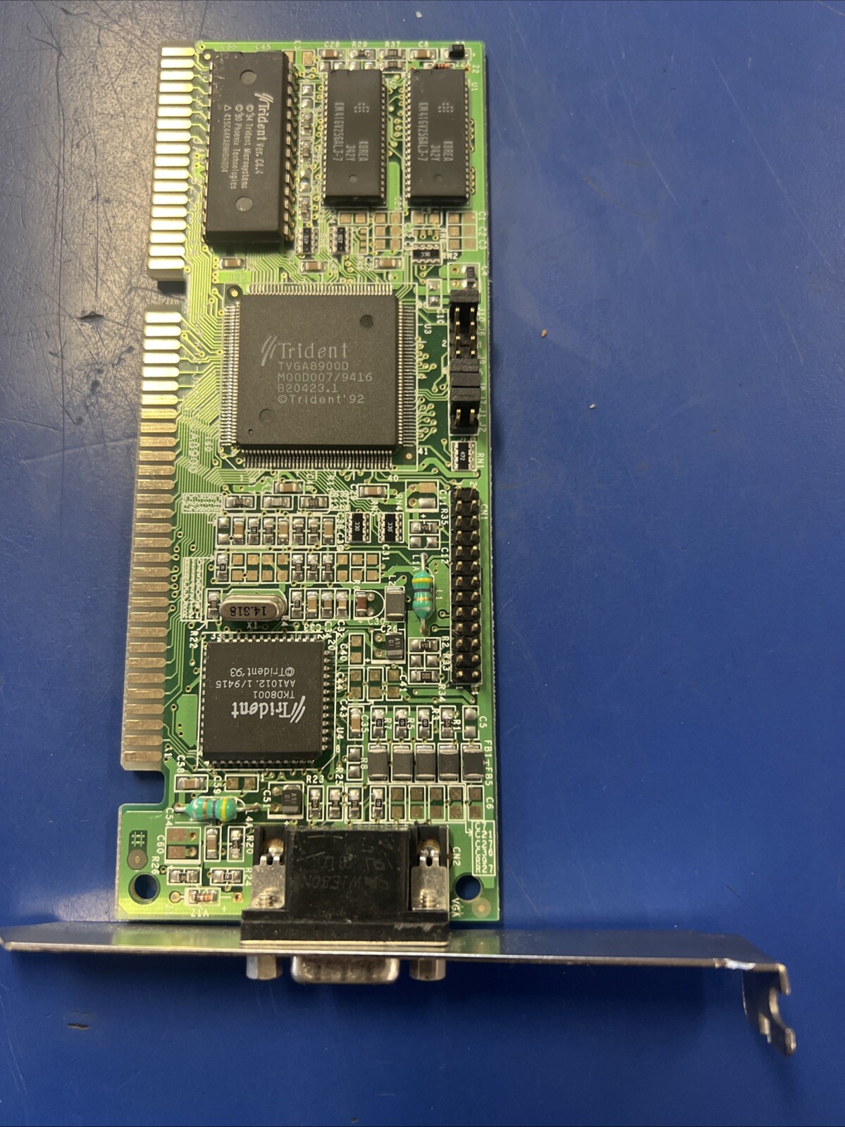 JAX-8232D/V4 TRIDENT MICROSYSTEMS VGA 16BIT TVGA9000D 512K Vintage Retro