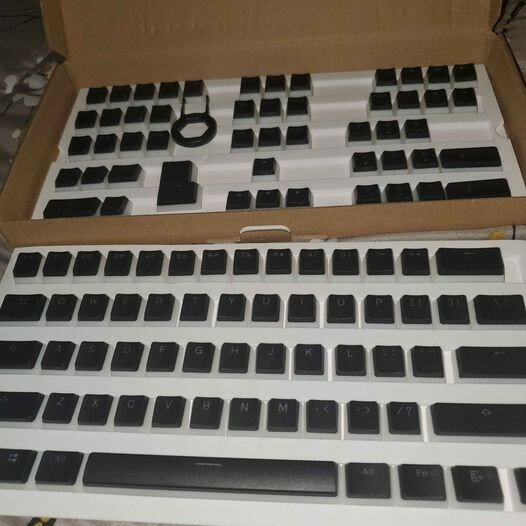 Havit KC22 Keyboard Keycaps Double Shot Backlit PBT Pudding Keycap Set & Puller 
