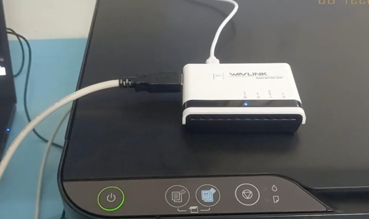 Wireless Print Server 10/100Mbps LAN/Bridge WiFi For All RAW-support Printers