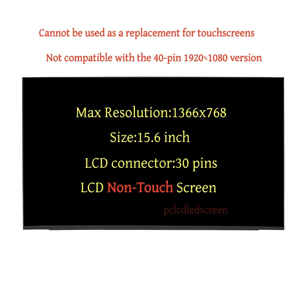 For Innolux N156BGA-E53 Dell PN DP/N 07XMDT 7XMDT HD 1366x768 30pin LCD Screen