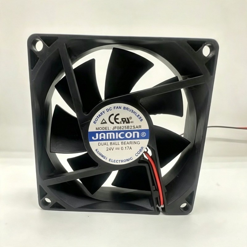 1pcs For JAMICON JF0825B2SRAR 8025 DC24V 0.17A 8CM 2-Wire Inverter Cooling Fan