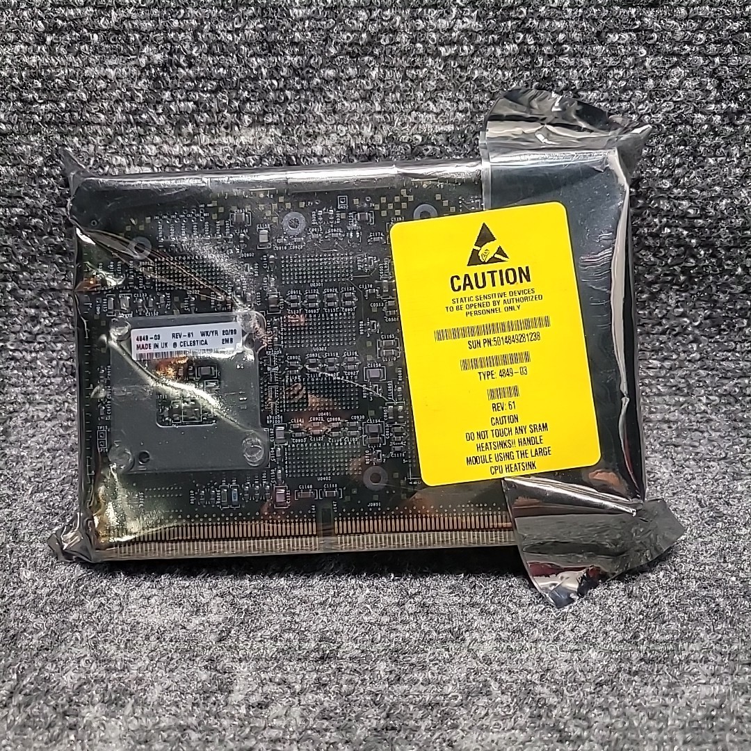 VTG Sun Microsystems CPU Modul: UltraSPARC II  4849-03 Rev. 61 NOS NIP