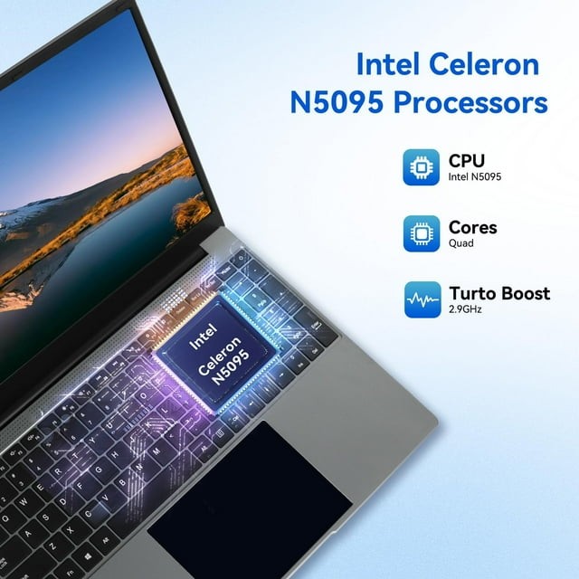 2025 15.6'' Laptop Computer Intel Quad-Core Processors 16GB RAM+512GB SSD US