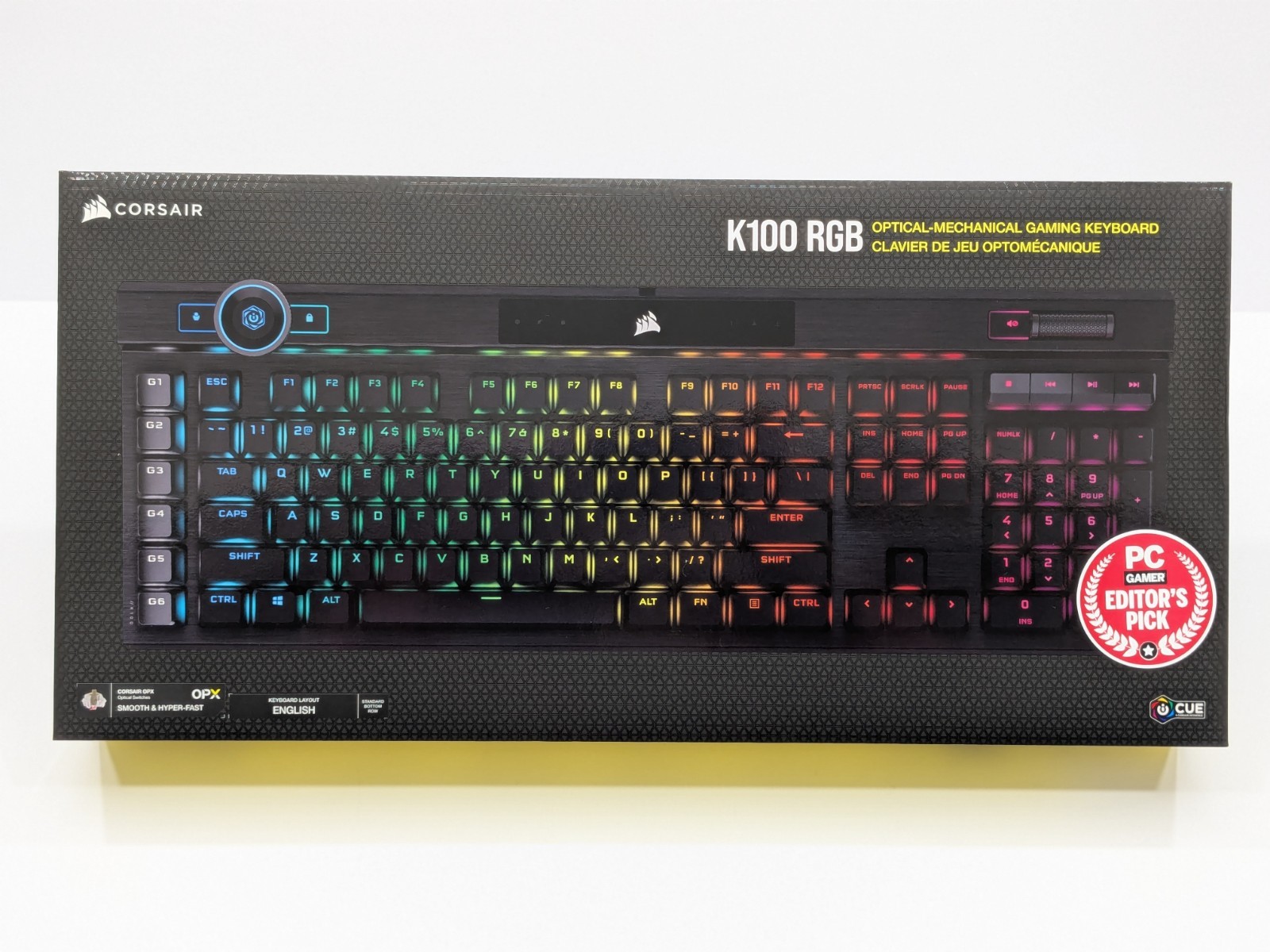 NEW - Corsair K100 Wired OPX Mechanical RGB Gaming Keyboard - NIB Factory Sealed