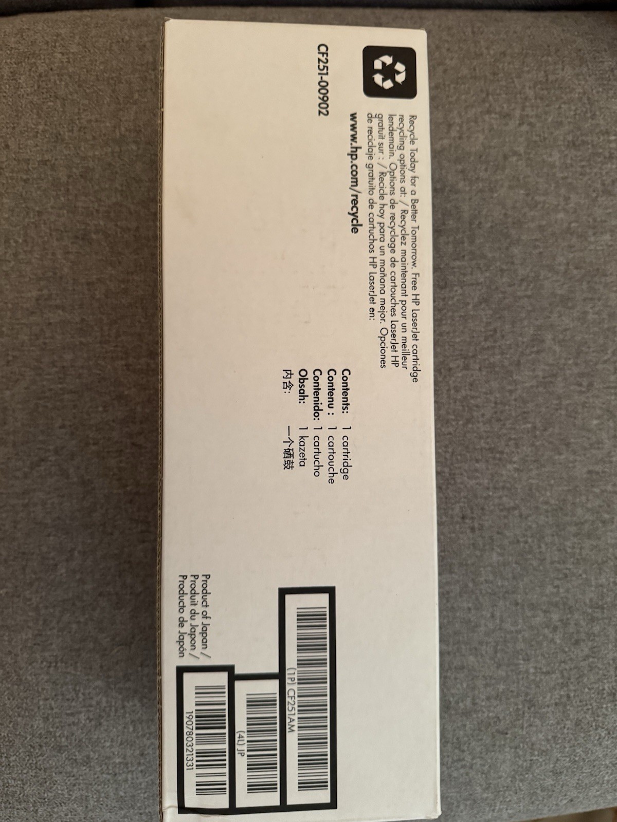 HP Genuine Original 410A CF411A Cyan LaserJet Laser Toner Cartridge