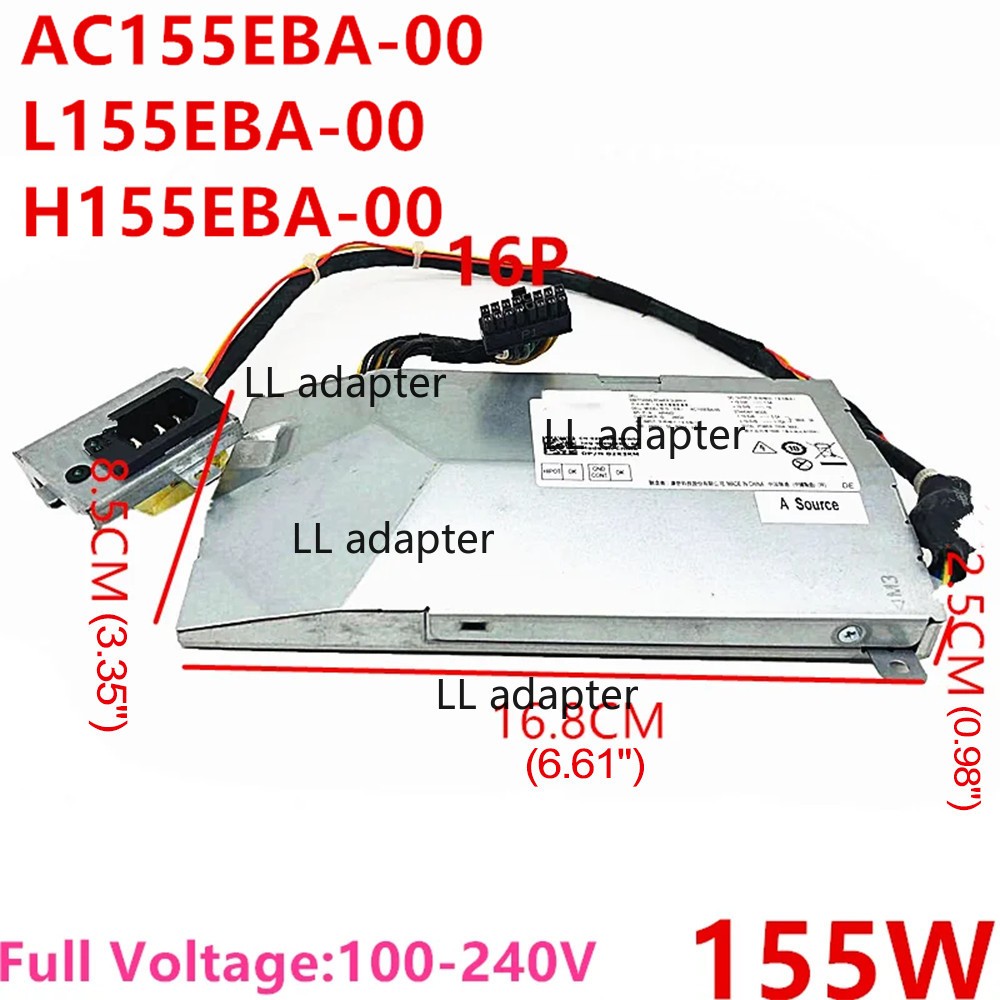 Power Supply H155EBA-00 255T6 155 Watt for Dell OptiPlex 5260 5270 7460 AIO