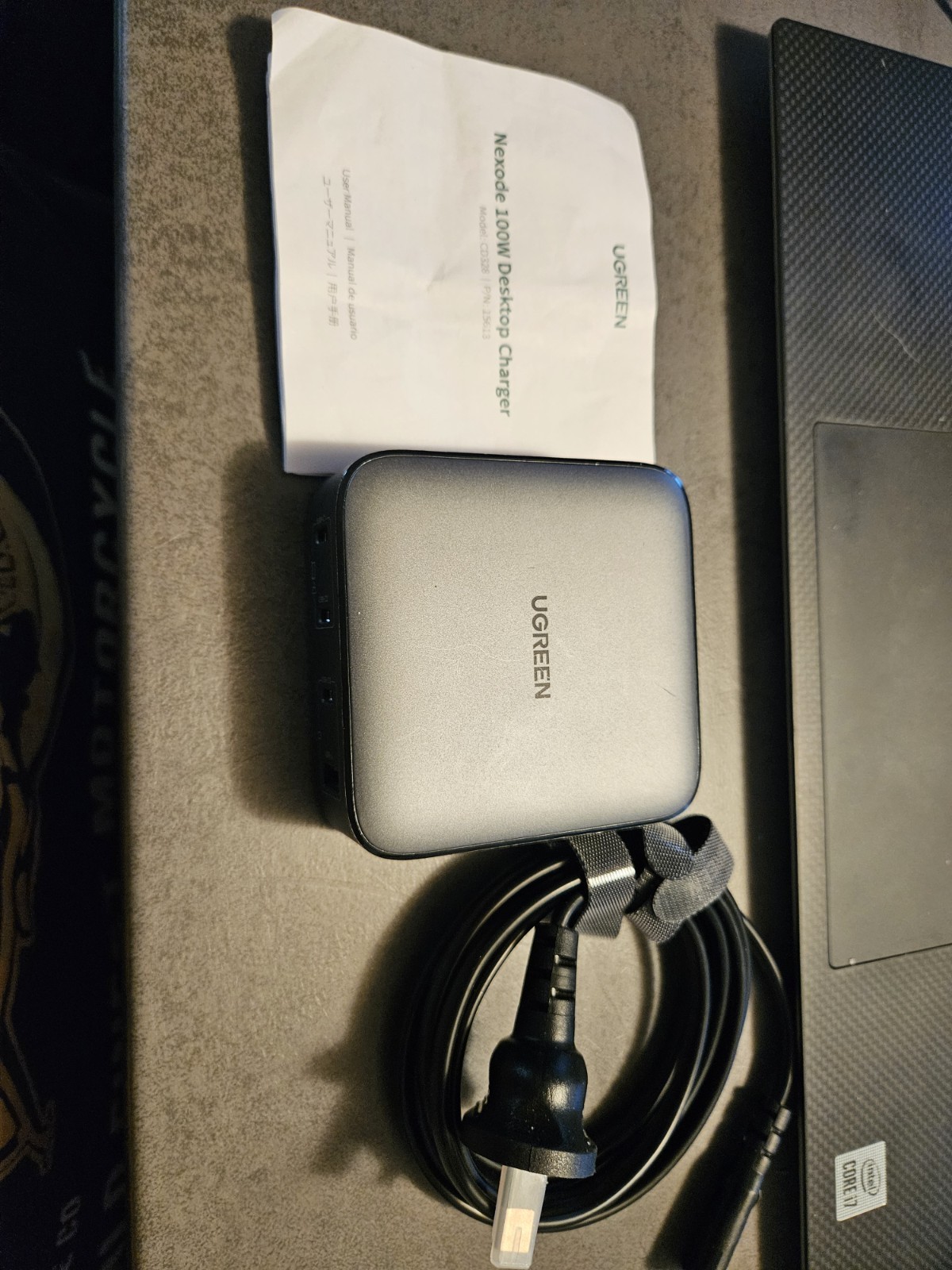 UGREEN Nexode 100W Desktop Charger USB-C/USB-A 1:4 Multi-Port Grey/Black