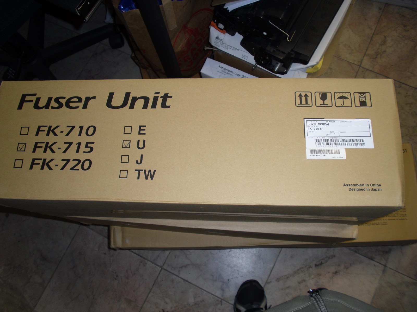GENUINE KYOCERA MITA COPYSTAR Fuser (Fixing) Unit FK-715U KM3050 KM4050 KM5050