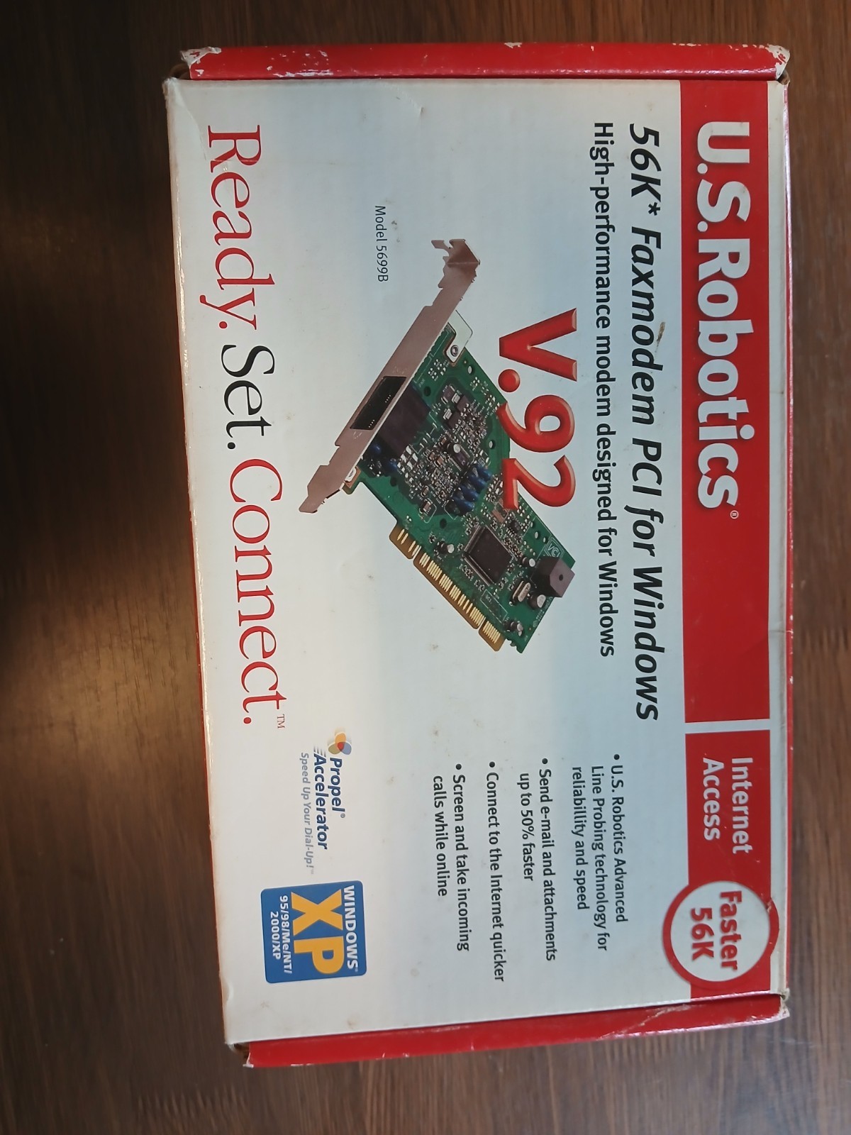 Brand New unopened US Robotics V.92 56K PCI Internal Faxmodem 