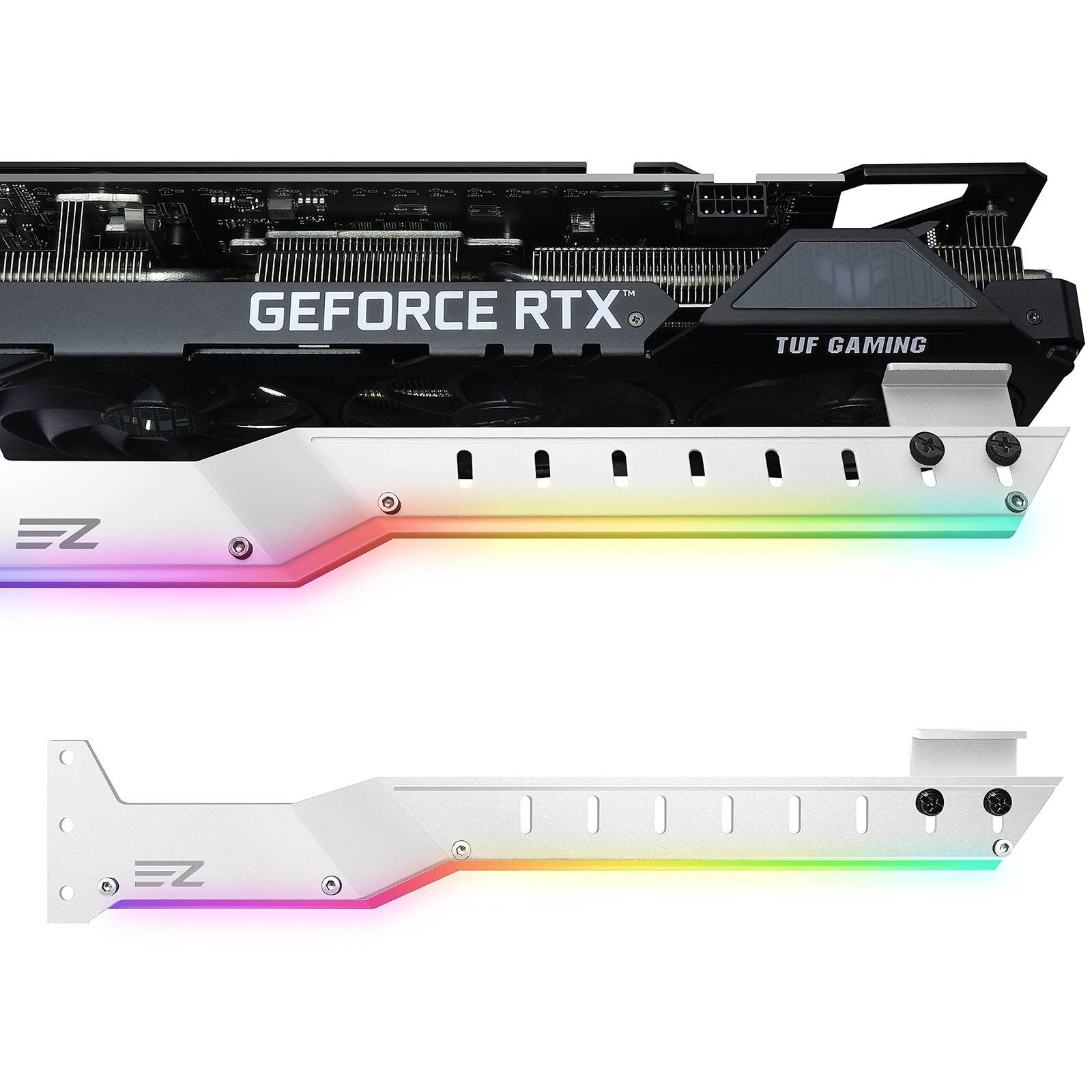 309EZ ARGB GPU Holder Brace Graphics Card Support Bracket White 5V 3Pin