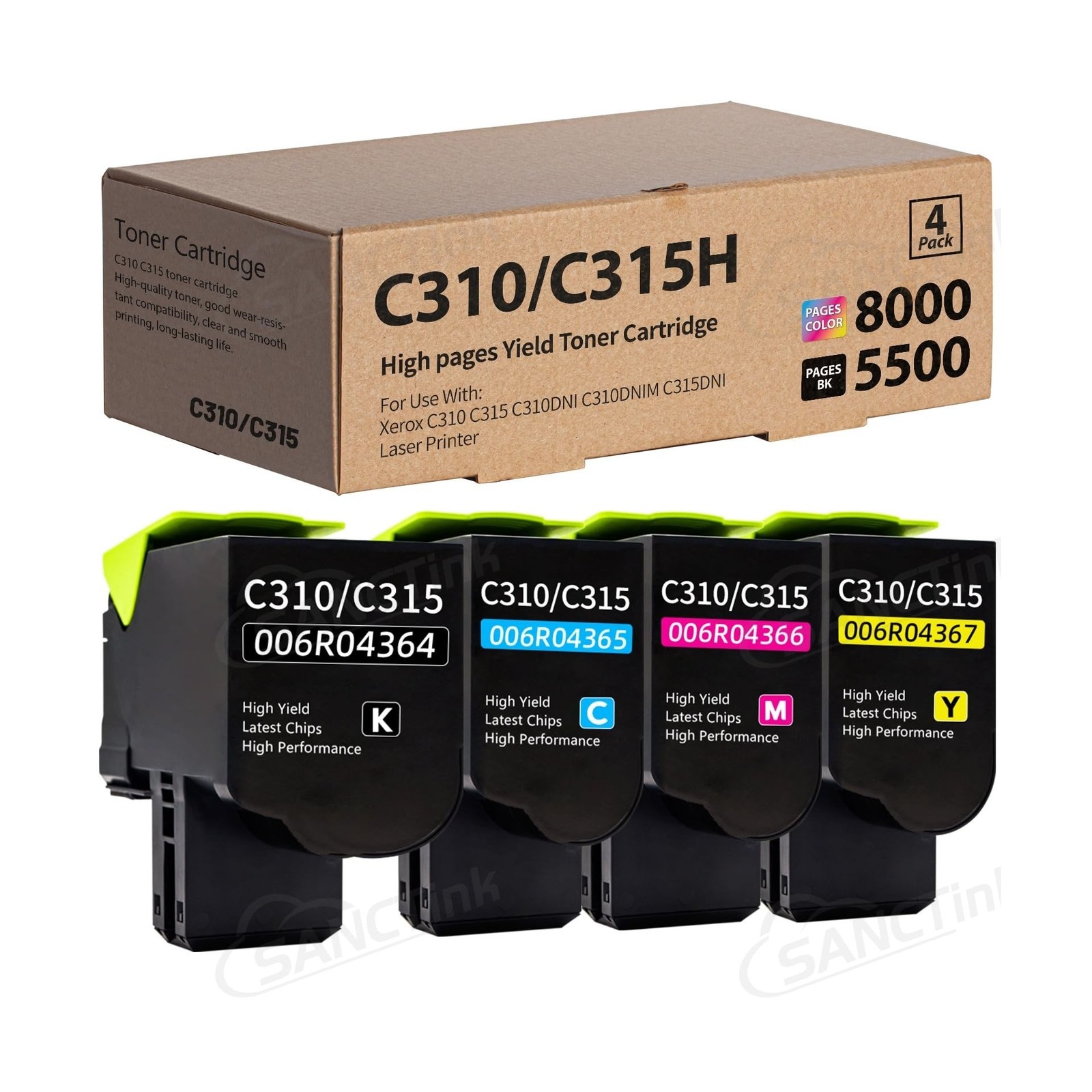 C310 C315 High Yield 8000 Pages 5500 pagesCompatible Toner Cartridge Replacem...