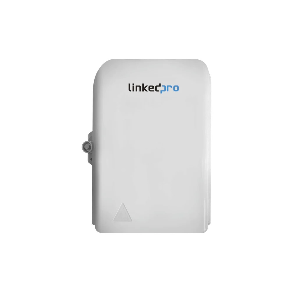 LinkedPRO LPFABHGT8E Fiber Termination Box, 8 Ports, FTTH, IP65, Loaded with 8