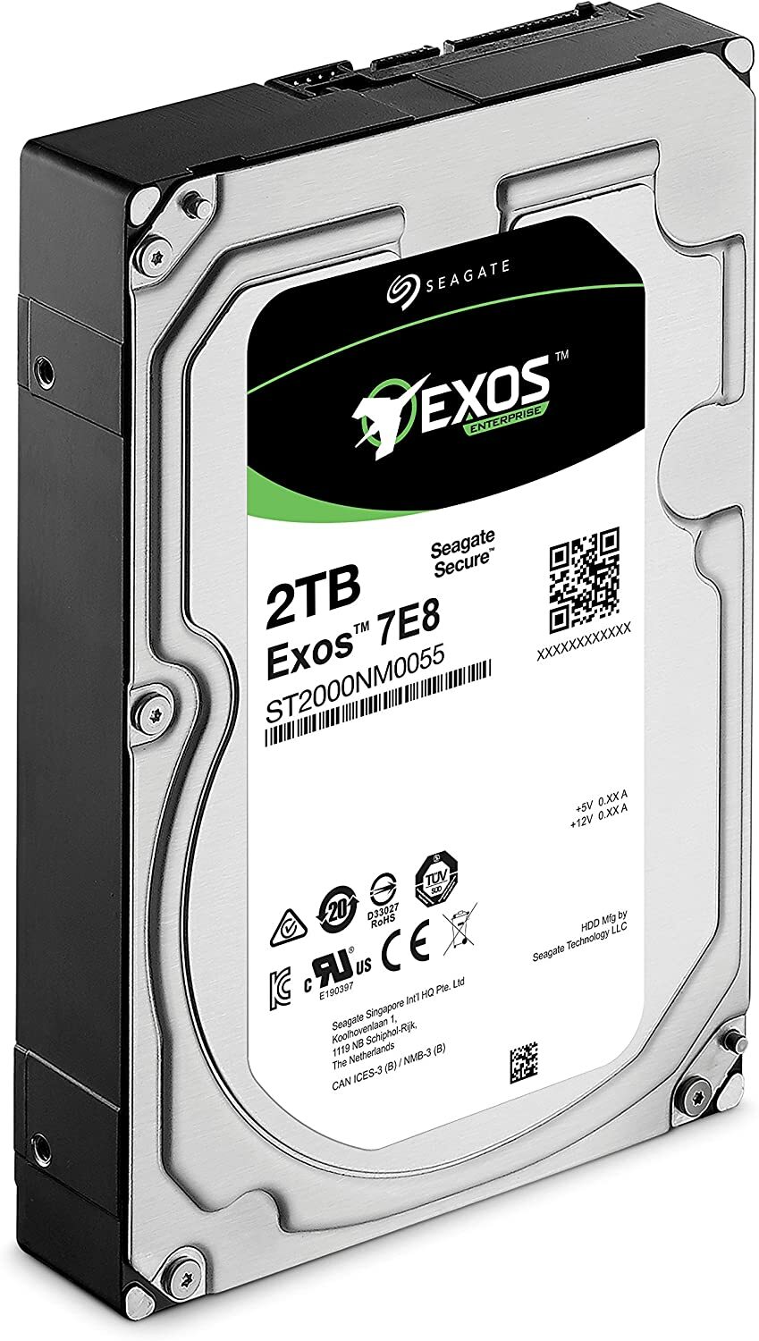 Seagate ST2000NM0055 2TB 3.5in 6Gbps 7.2K RPM 512n SATA Hard Drive