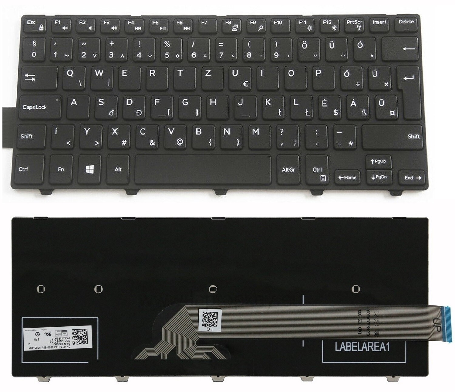 New Genuine HUNGARIAN Magyar keyboard Dell 3441 3443 3446 3451 3458 7447 5447 