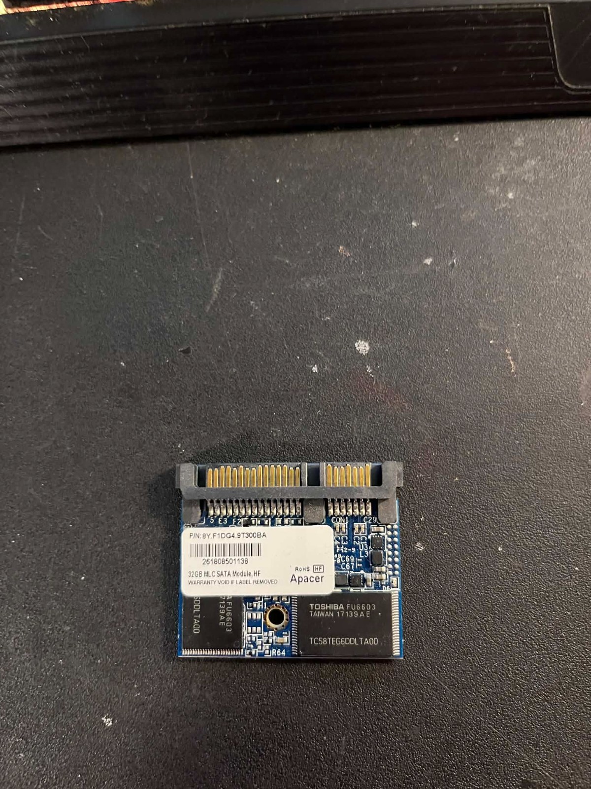 Apacer f1dg4.9t300ba 1.8" 32GB Half Slim MLC ECC SSD, Industrial