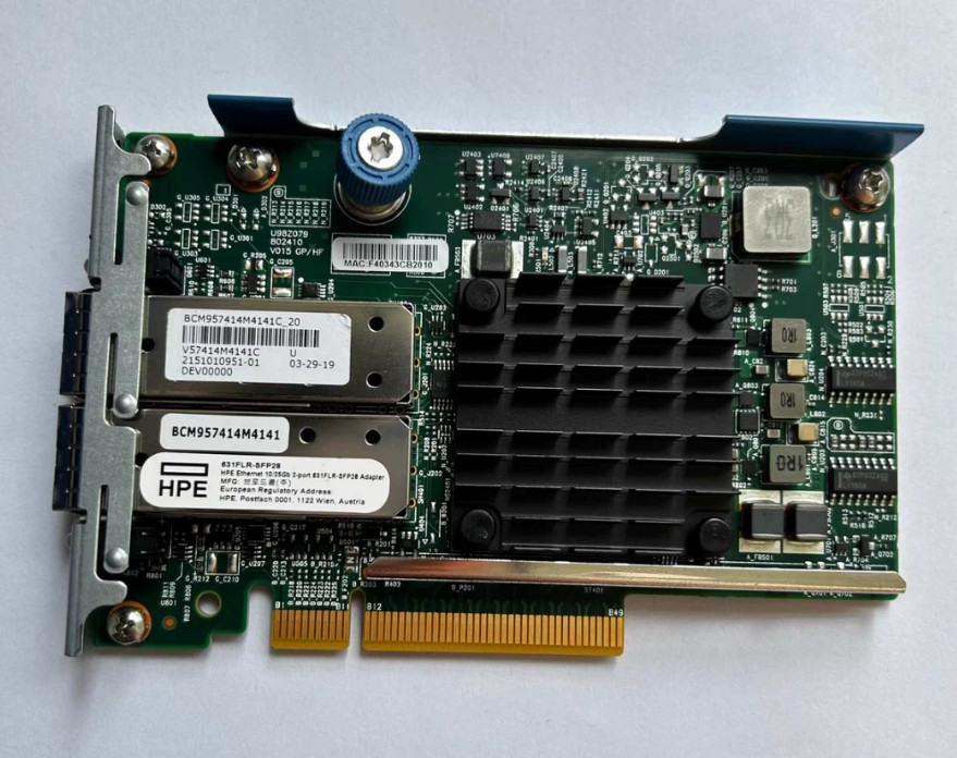 HPE Ethernet 631FLR-SFP28 10/25Gb 2-Port Network Adapter 817707-001 840133-001