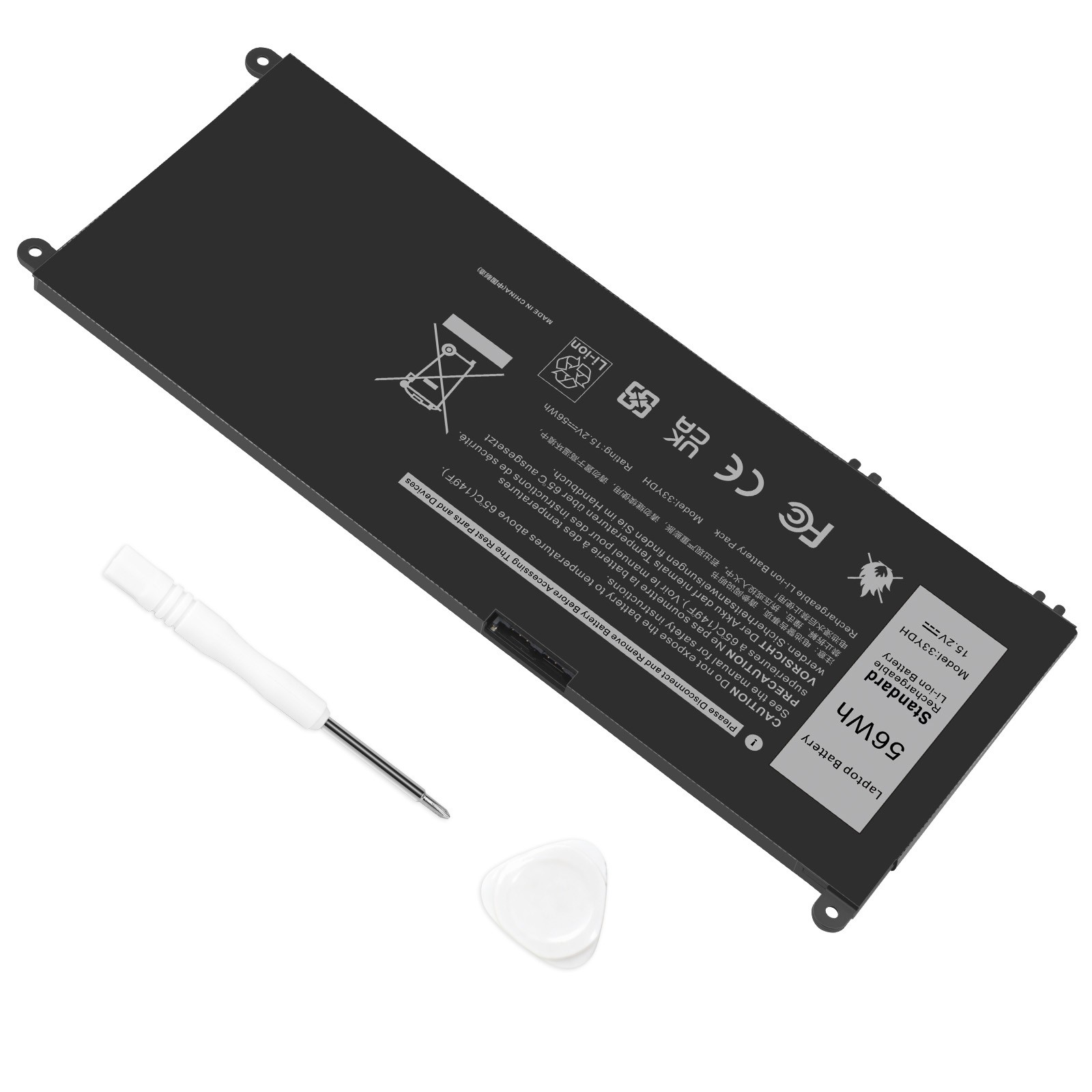 33YDH Battery For Latitude 3480 3400 3500 15 3590 3580 Inspiron 7586 2-in-1 W7NK