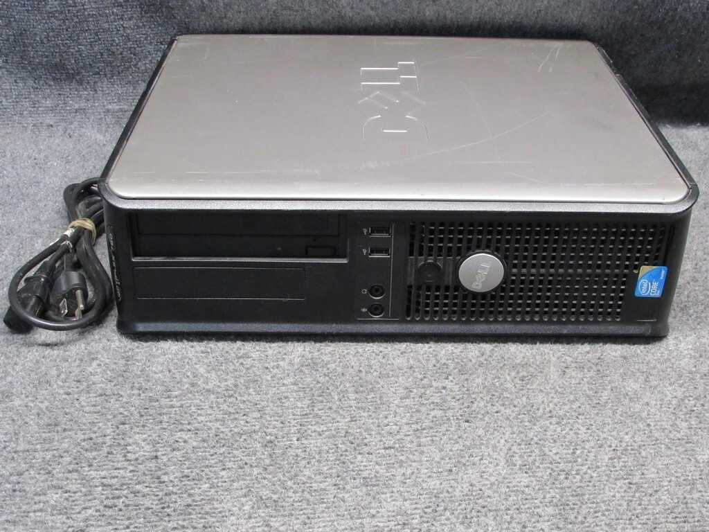 Dell Optiplex 760 Core 2 Duo E8400 3GHz 500GB Windows XP Pro 32bit Floppy Drive