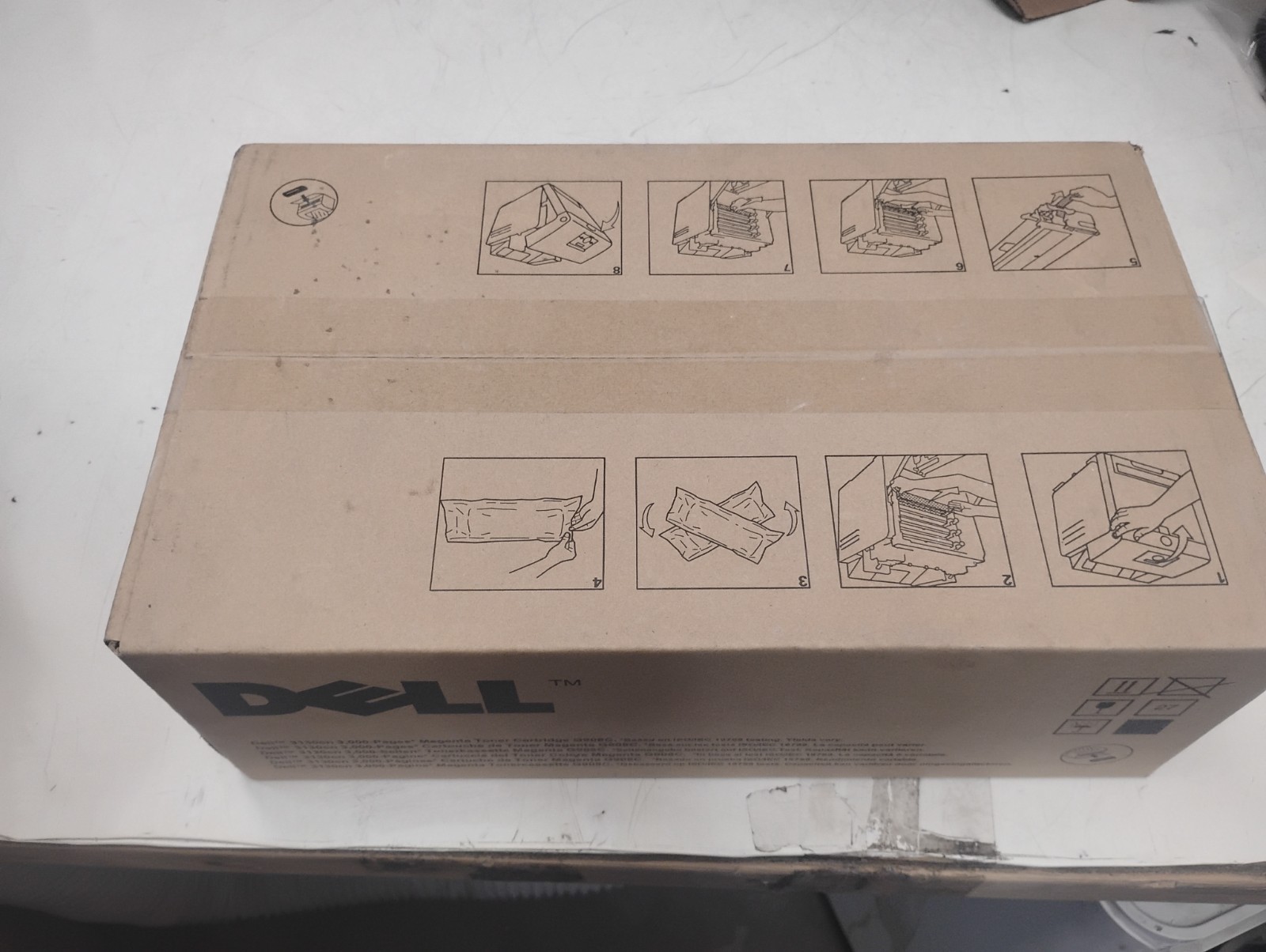 Genuine Dell H514C CT350668 Magenta Toner Cartridge 3130CN New Sealed