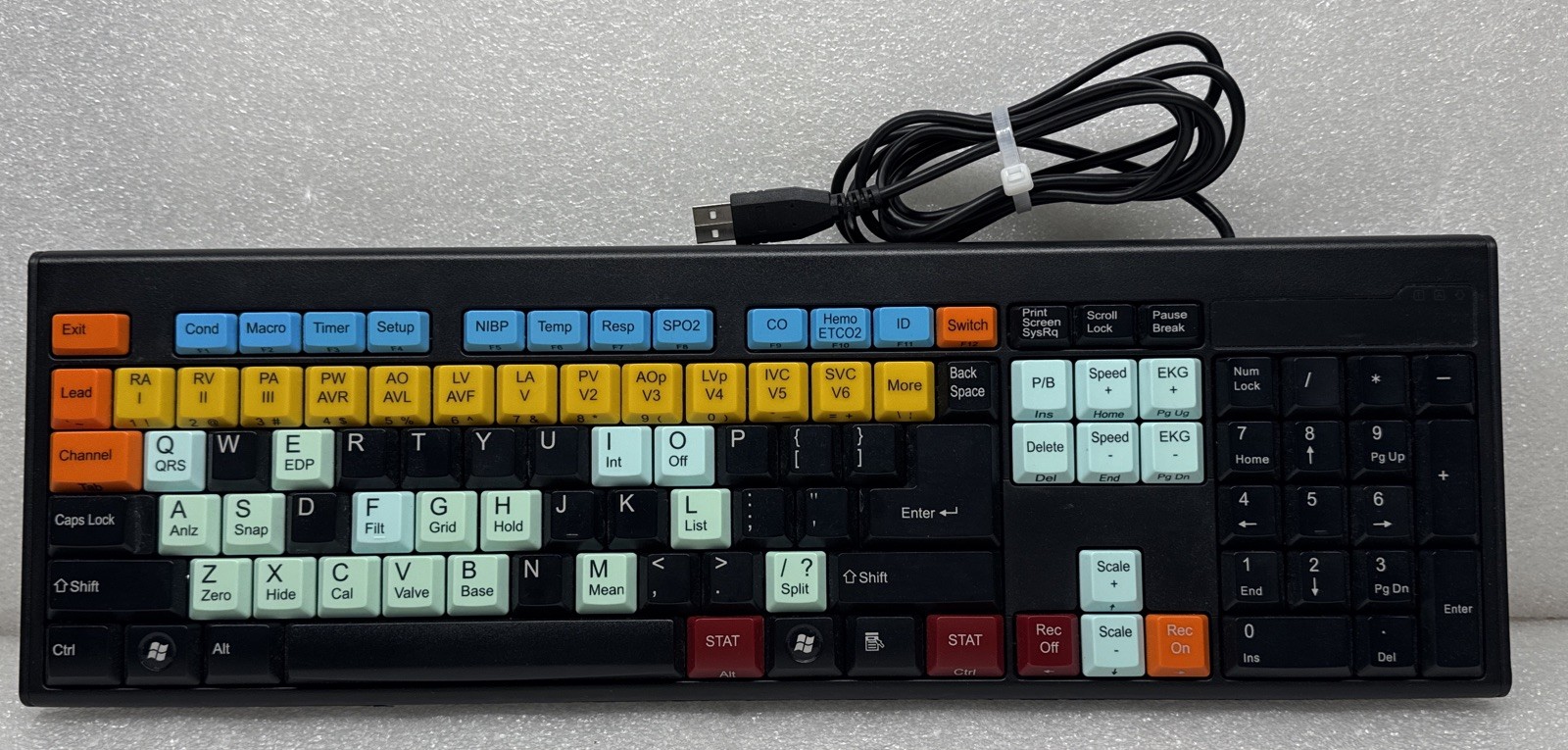 Key Tronic K2805 Color-Coded Workstation Keyboard