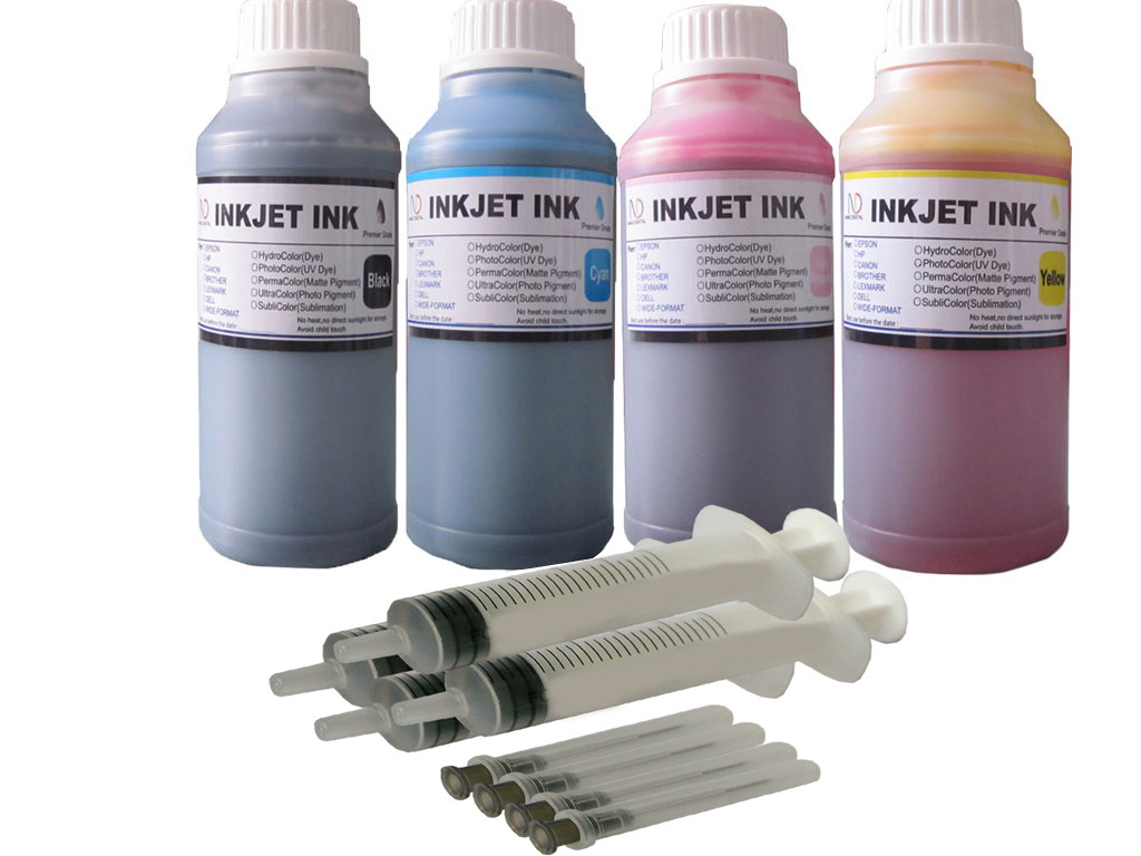 4x250ml ND® Refill Ink for Canon GI-20 GI-21 GI-290 Ink Bottle PIXMA G-Series 1P