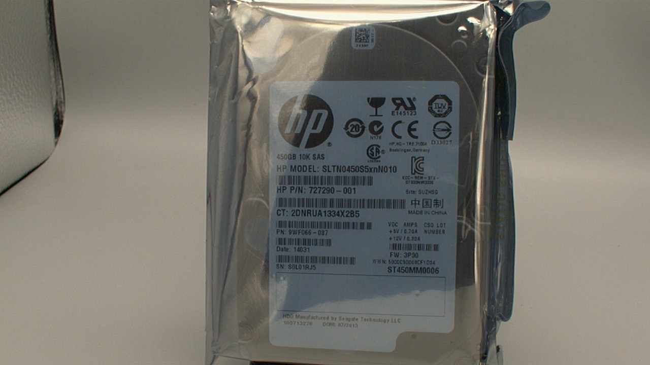 HP 727290-001 Seagate Savvio 10K.6 ST450MM0006 450 GB 2.5' Internal Hard Drive