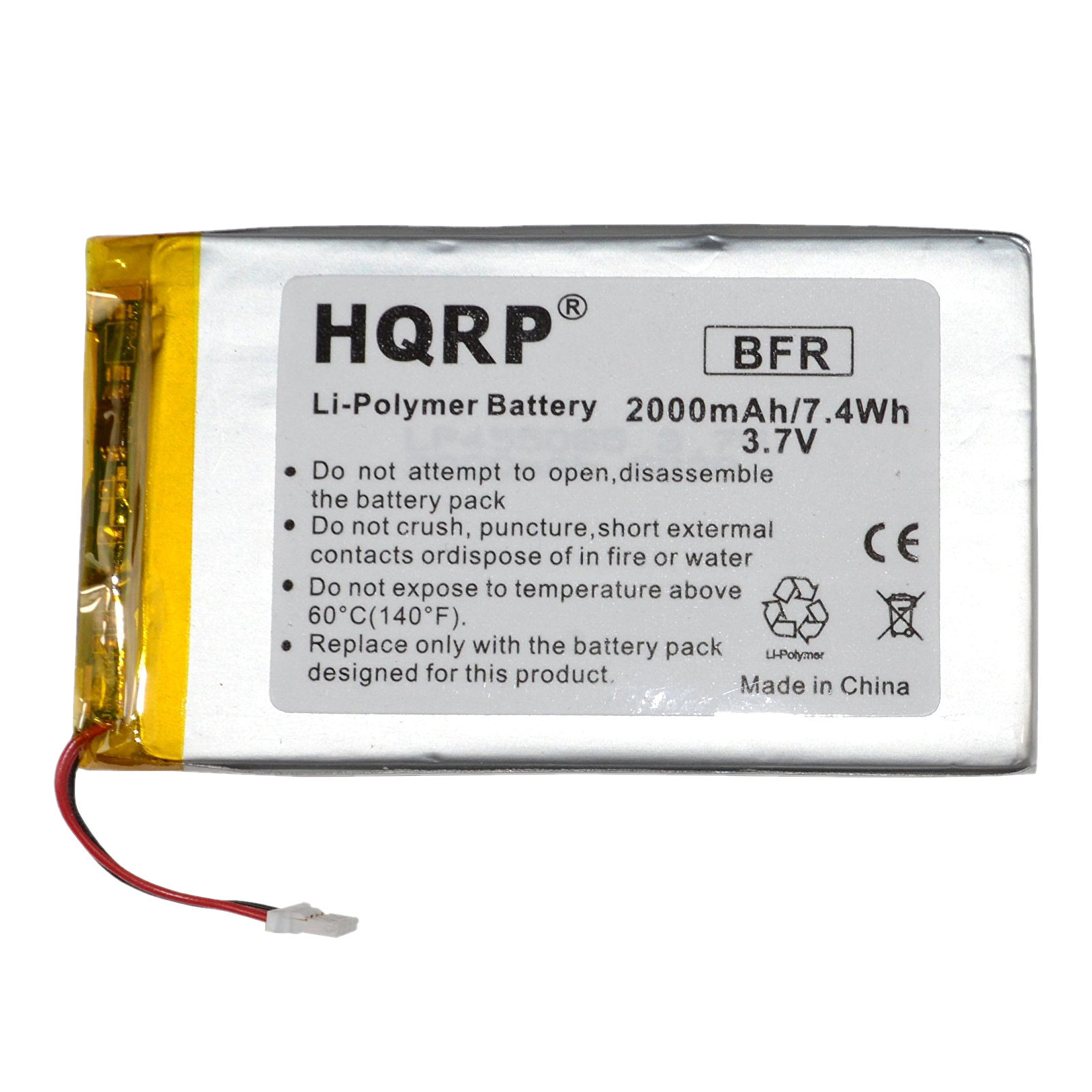 HQRP Rechargeable Battery for 7" RCA Voyager II RCT6773W22B / RCT6773W22 Tablet