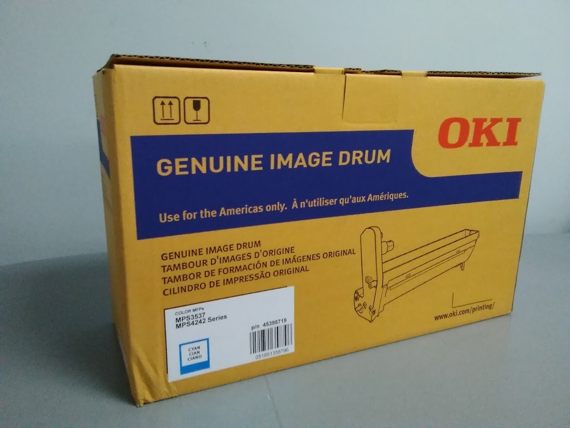 GENUINE OKI 45395719 Cyan IMAGE DRUM