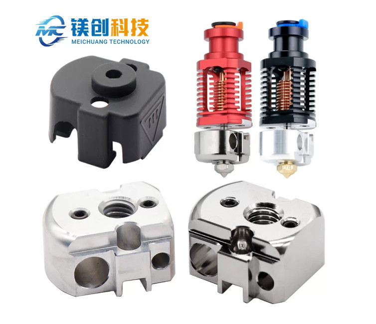 High Temp Copper Alloy Heater Block Red Lizard K1 V5Pro Hotend 3D Printer