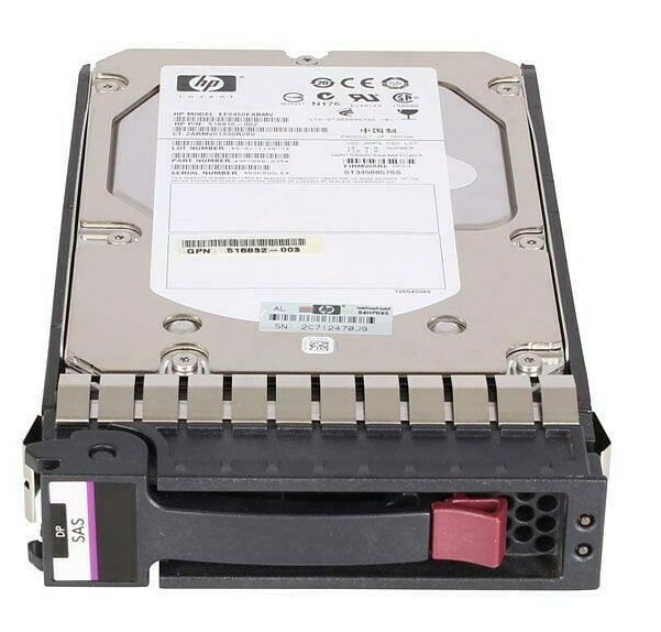 Compatible HP 516816-B21 517352-001 516810-002 450GB 6G SAS 3.5" 15K DP HDD