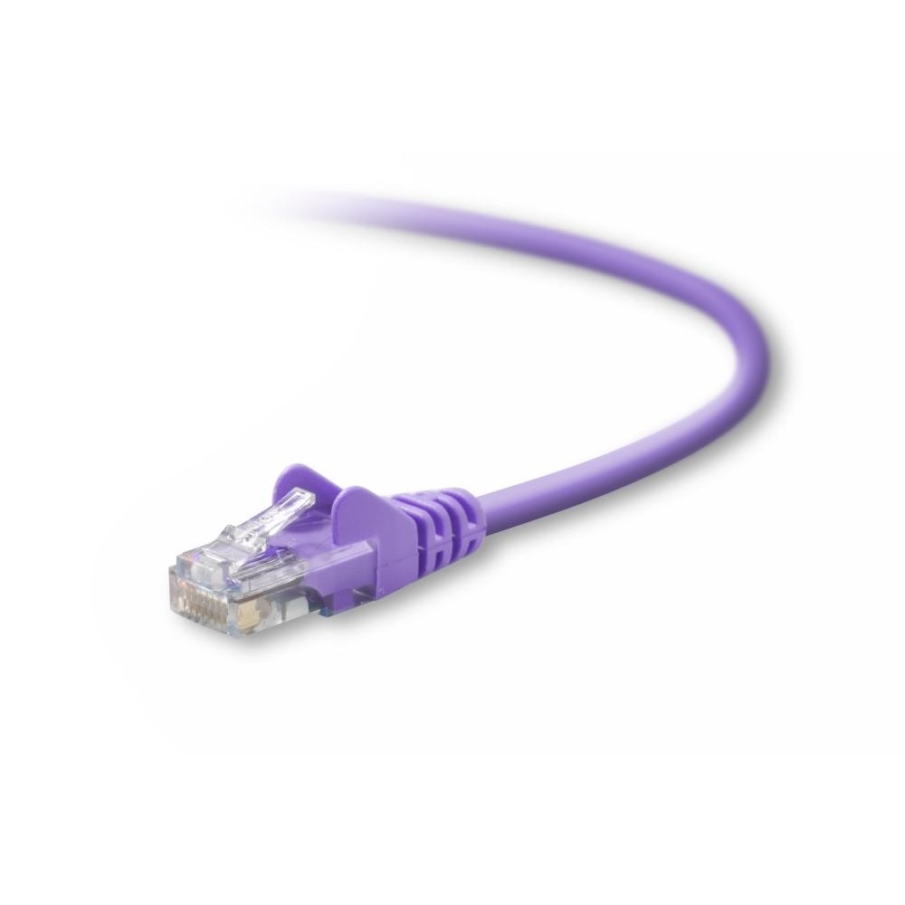 BELKIN INTERNATIONAL INC A3L791-01-PUR-S Cat5E Snagless Patch Cbl /