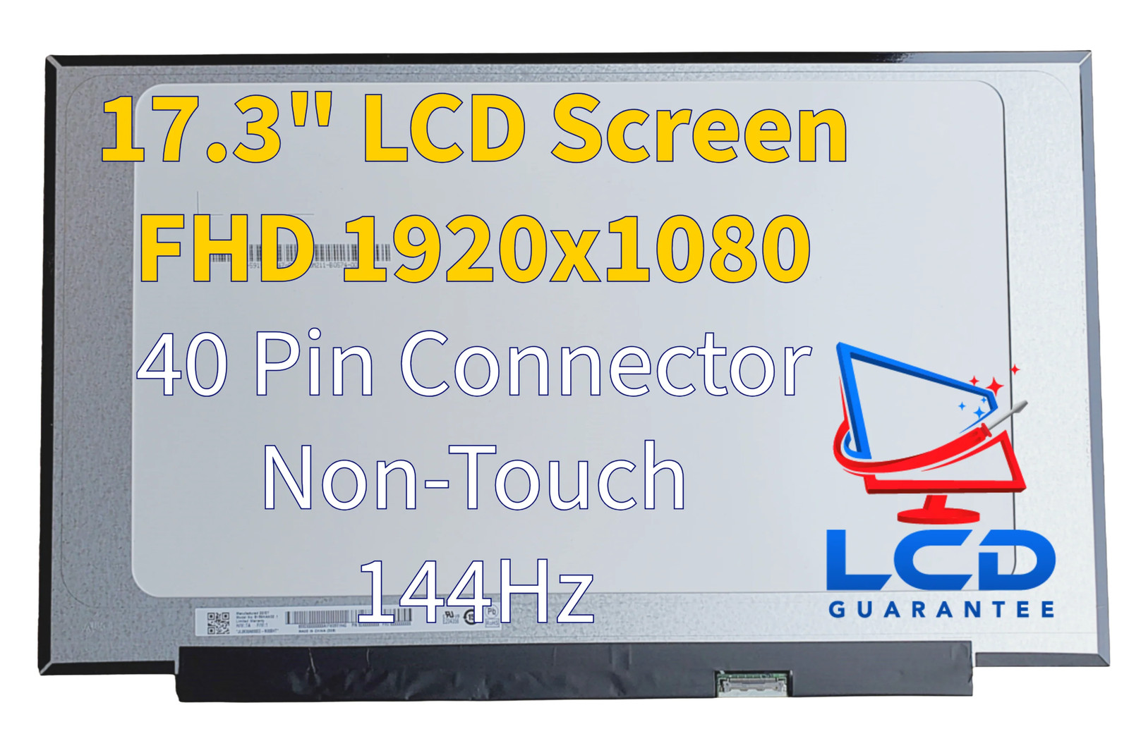HP Omen 17T-CK100 FHD 144Hz 17.3" Non-Touch LCD Laptop Screen