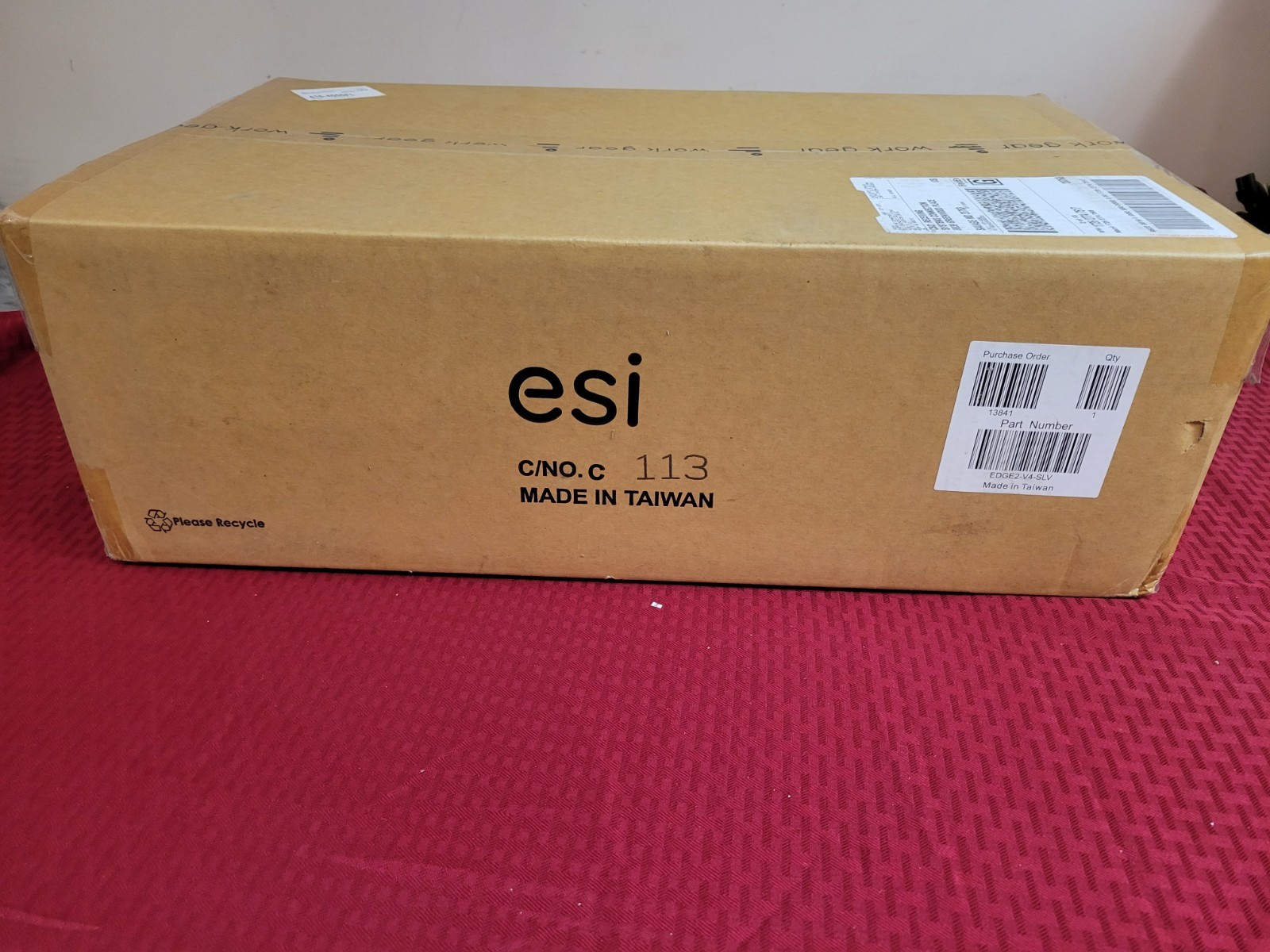 NEW ESI Edge 2 V4 Dual Monitor Arm - Silver - EDGE2-V4-SLV