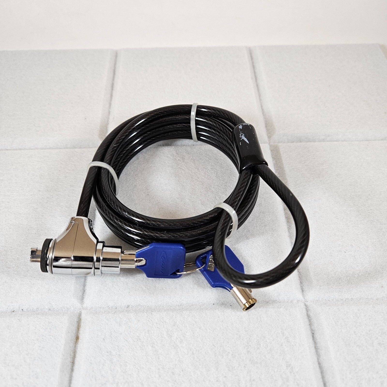 CODi Laptop Cable Lock w/ 2 Keys – 6' Heavy-Duty Steel Security Lock – Brand New