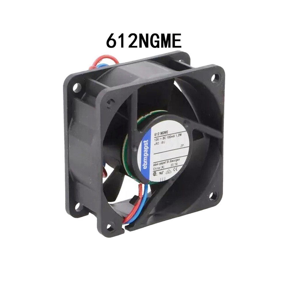 New sealed Axial Cooling Fan 1.2W 612NGME 100mA 60*60*25MM Ebmpaps radiator