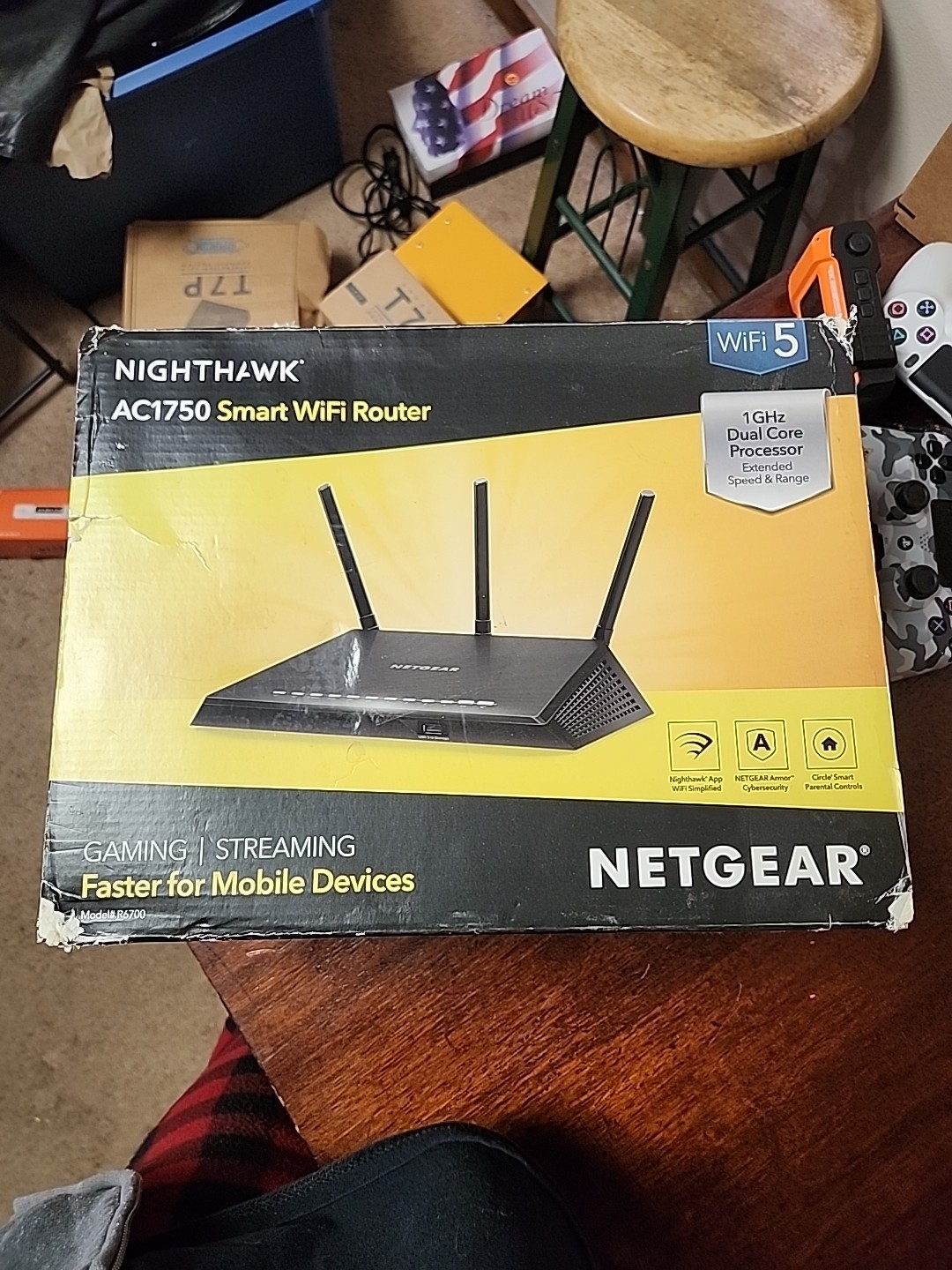Nighthawk AC1750 Netgear Gaming Smart Wifi Router Unopened/Sealed