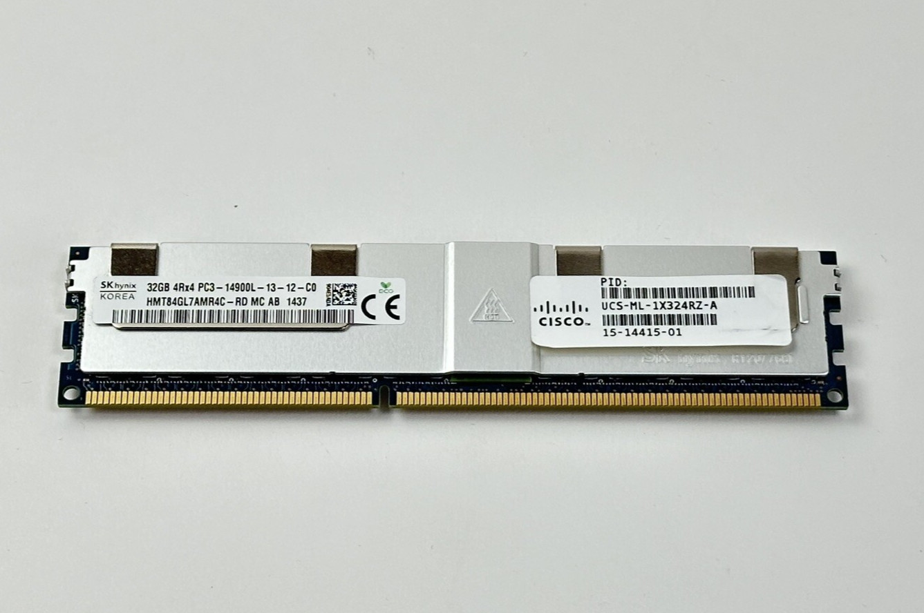 Cisco 1x 32GB 4Rx4 PC3-14900L Load Reduced Quad Rank ECC Memory RAM Server LR